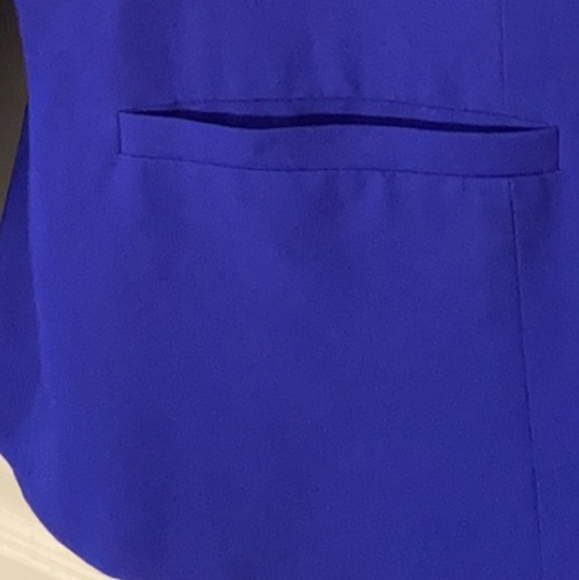 EUC WORTHINGTON Cobalt Blue Open Winter Work Blazer - Picture 5 of 5